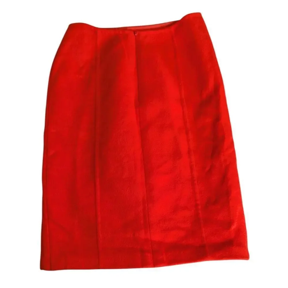 Carolina Herrera Wool Pencil Skirt Size 6